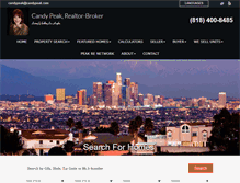 Tablet Screenshot of peakrealestatenetwork.com